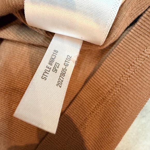 Madewell Brown Ribbed Knit Midi Dress Size Medium - Picture 7 of 11